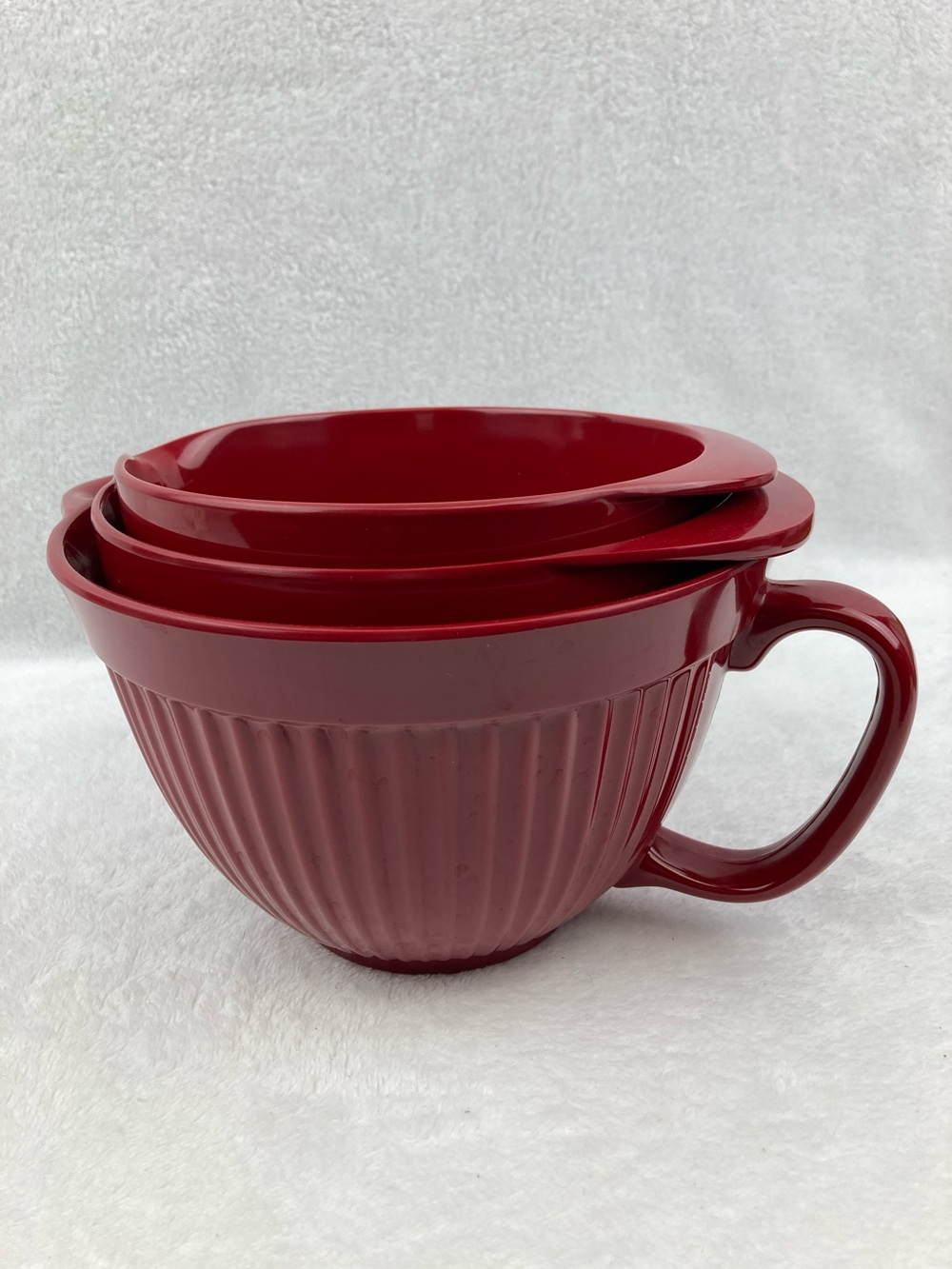 VTG Good Cook Nesting Mixing Bowls Set of Three 50, 60, & 70 ounces